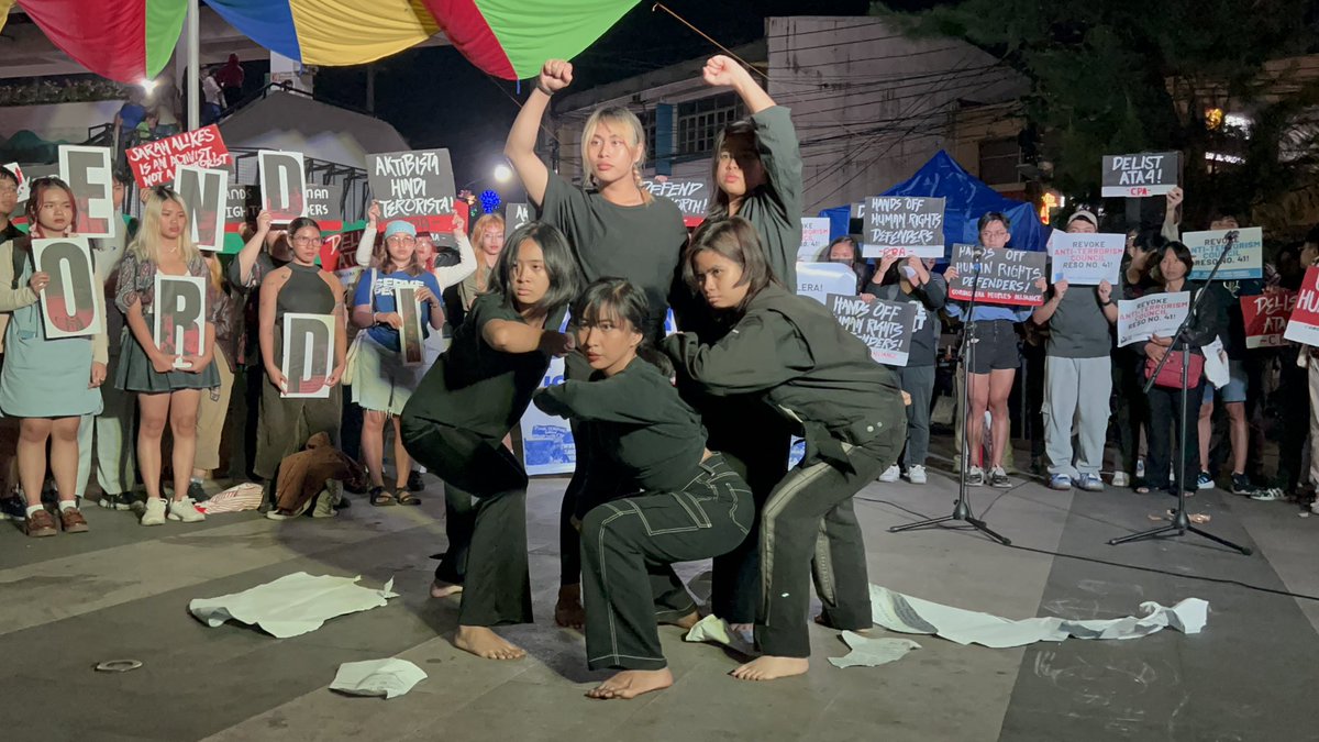 KPLCordillera's tweet photo. THE CALL OF THE YOUTH: DEFENDING PEOPLES’ RIGHTS IS NOT TERRORISM!
#DefendCordilleraPH
#StandWithCPA
#JunkTerrorLaw https://t.co/87hGjgnG8K