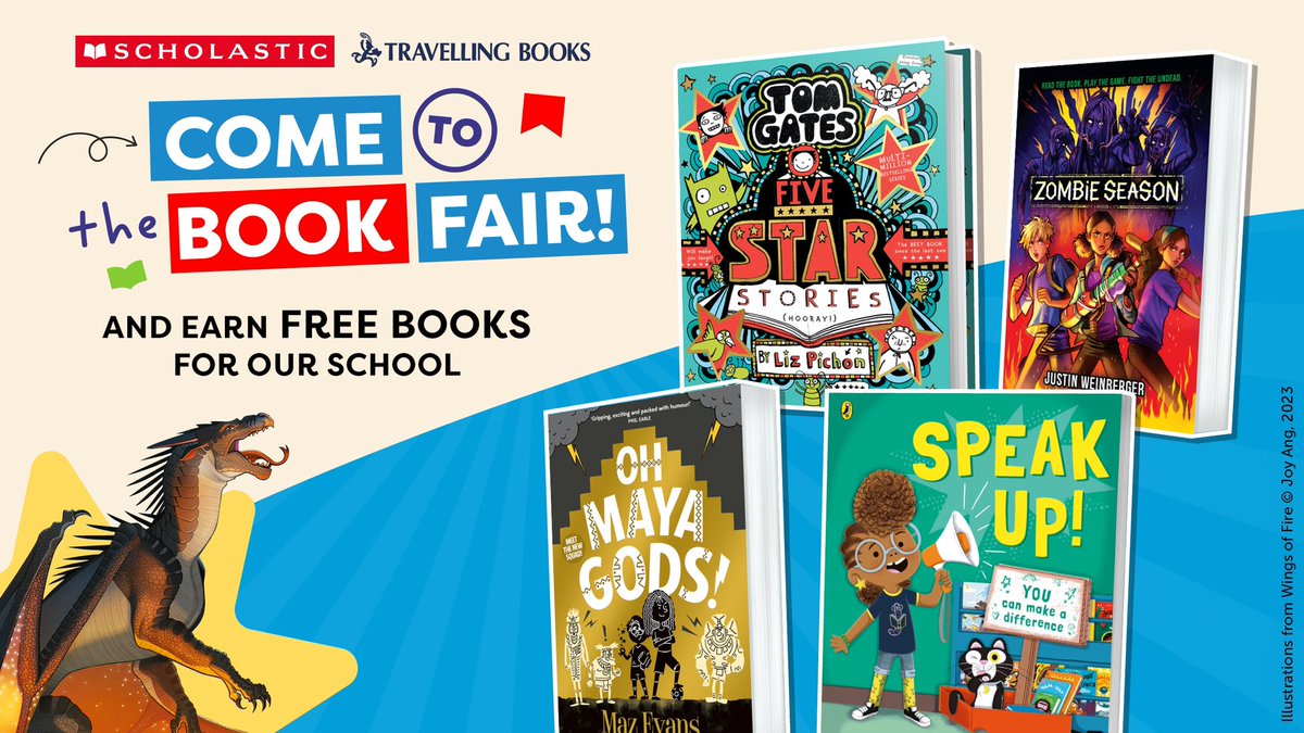The book fair will be at Giles on Monday 27th November during the face to face parents’ evening. Come along and have a look! 📚🤩