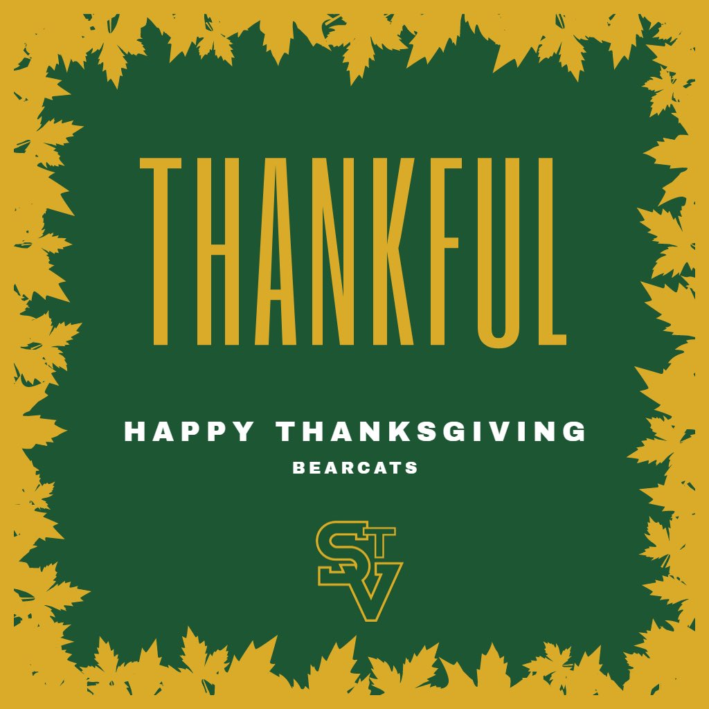 Happy Thanksgiving Bearcat Baseball Family! We are THANKFUL for all of you! Once a Bearcat, always a Bearcat! ⚾️🐻 #HappyThanksgiving