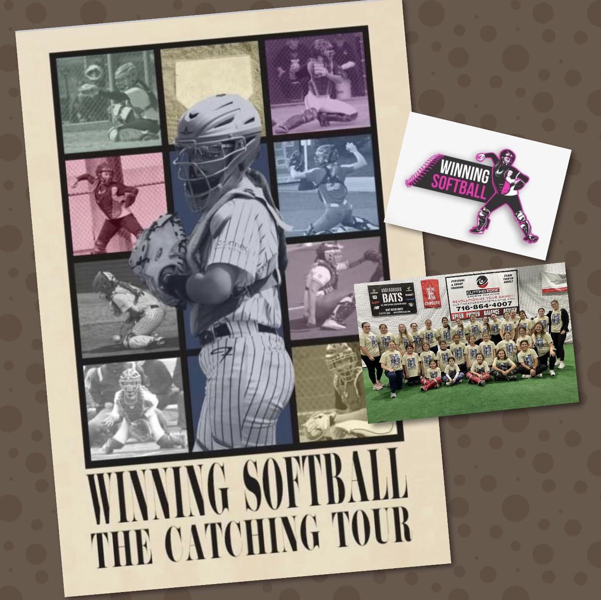 Today is all about being thankful. I am so grateful for Michelle Switzer I wouldn’t be the catcher I am today if it wasn’t for her.  I was 9 years old when I went to my first Winning Softball camp. Now I am an instructor helping catchers learn all that she has taught me!