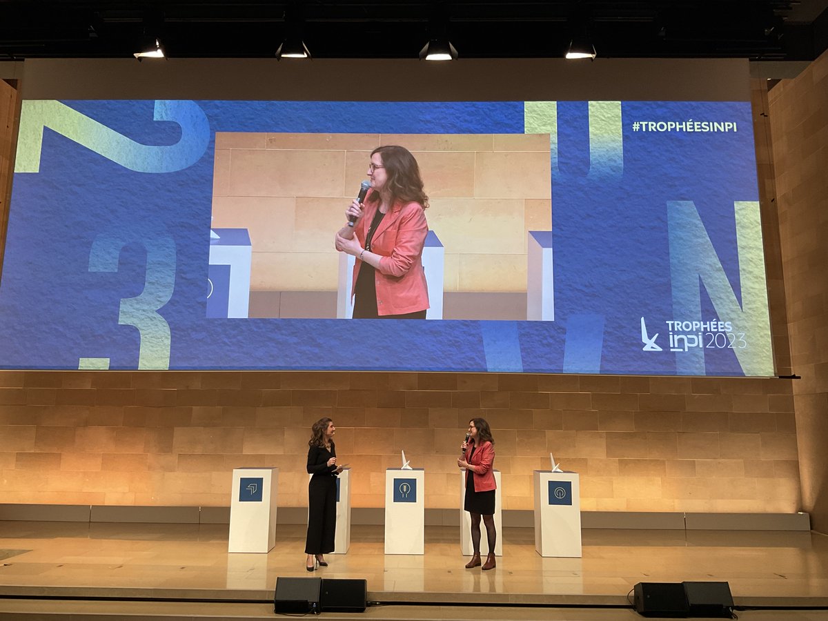 🏆Place au trophée de la catégorie #InnovationResponsable remis par Géraldine Guéry-Jacques.

✅ Ici les candidats sont issus du secteur du développement durable et une partie de leur production doit être effectuée en France

#TrophéesINPI #innovation #pi