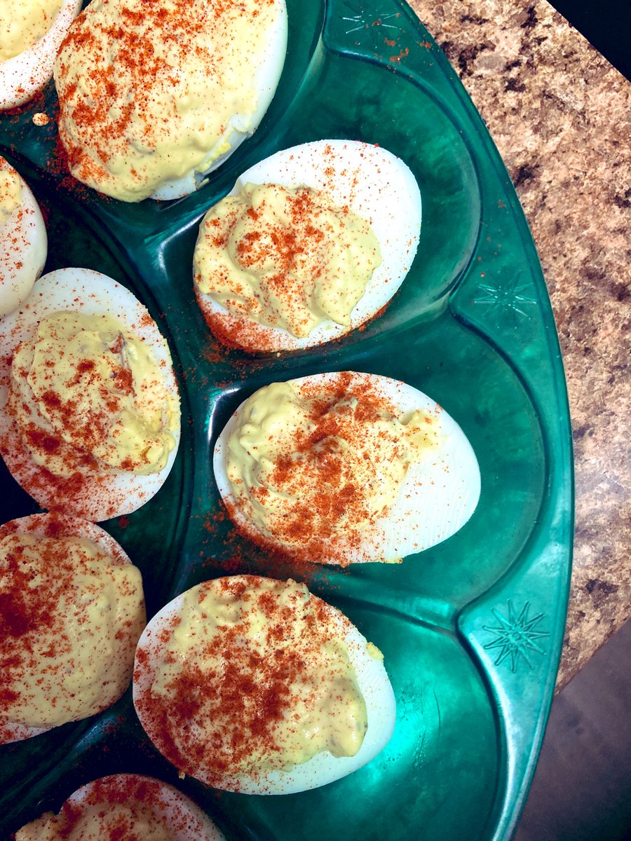 Is it even Thanksgiving dinner without #deviledeggs ?!