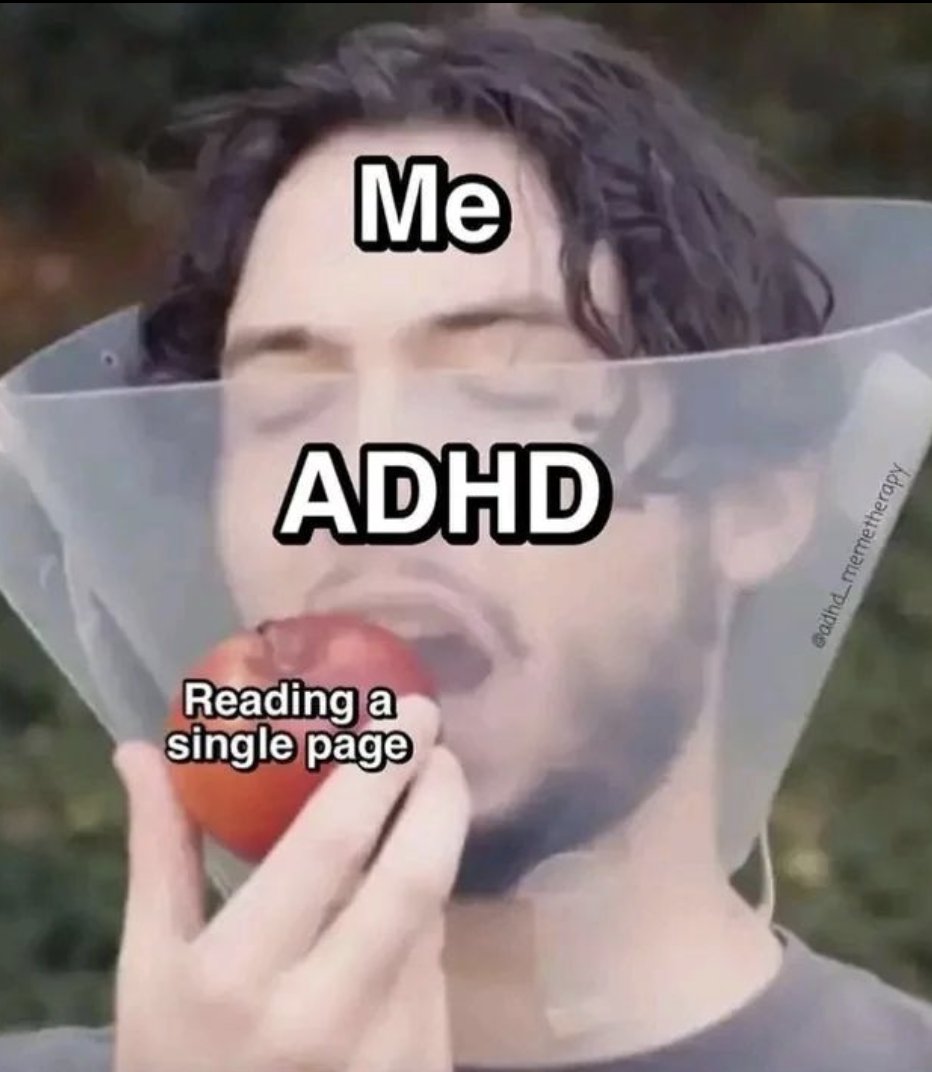 I've been attacked!

#ADHD