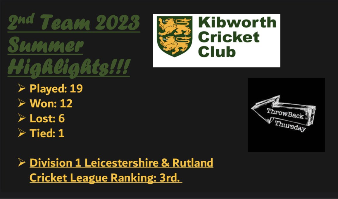 Kibworth CC tweet media