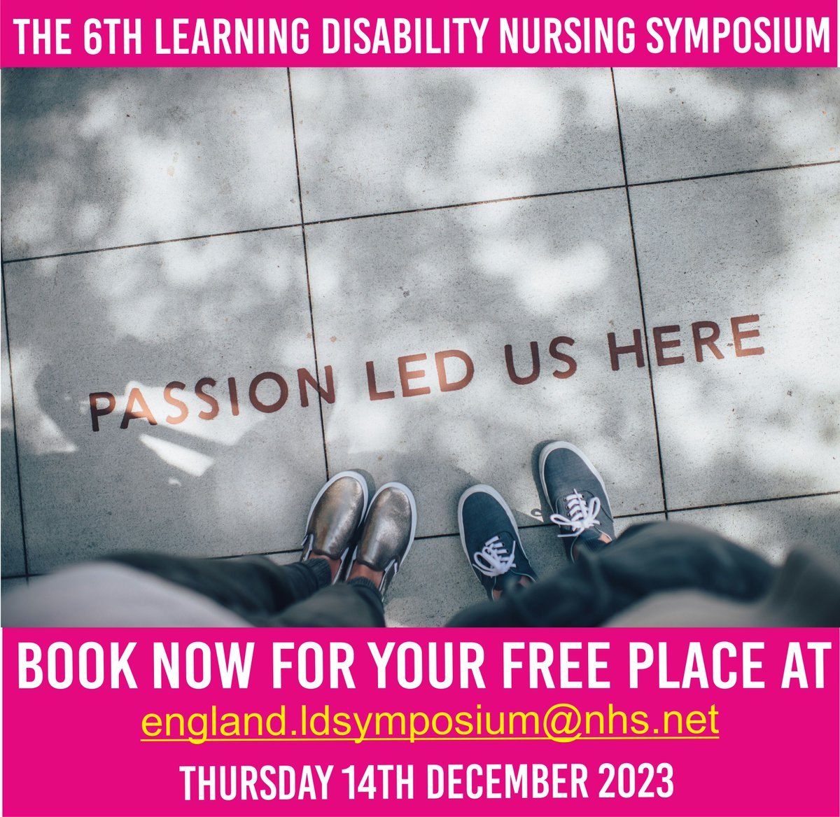 Not long to go now... If you haven't registered yet, just use the email in the image below to register your free place. Nursing colleagues can use this as part of your revalidation. Come and join us! @CNOEngland @WeLDnurses @teamCNO_ @AcosiaNyanin @MRadford_HEECN @ElliegorRMN