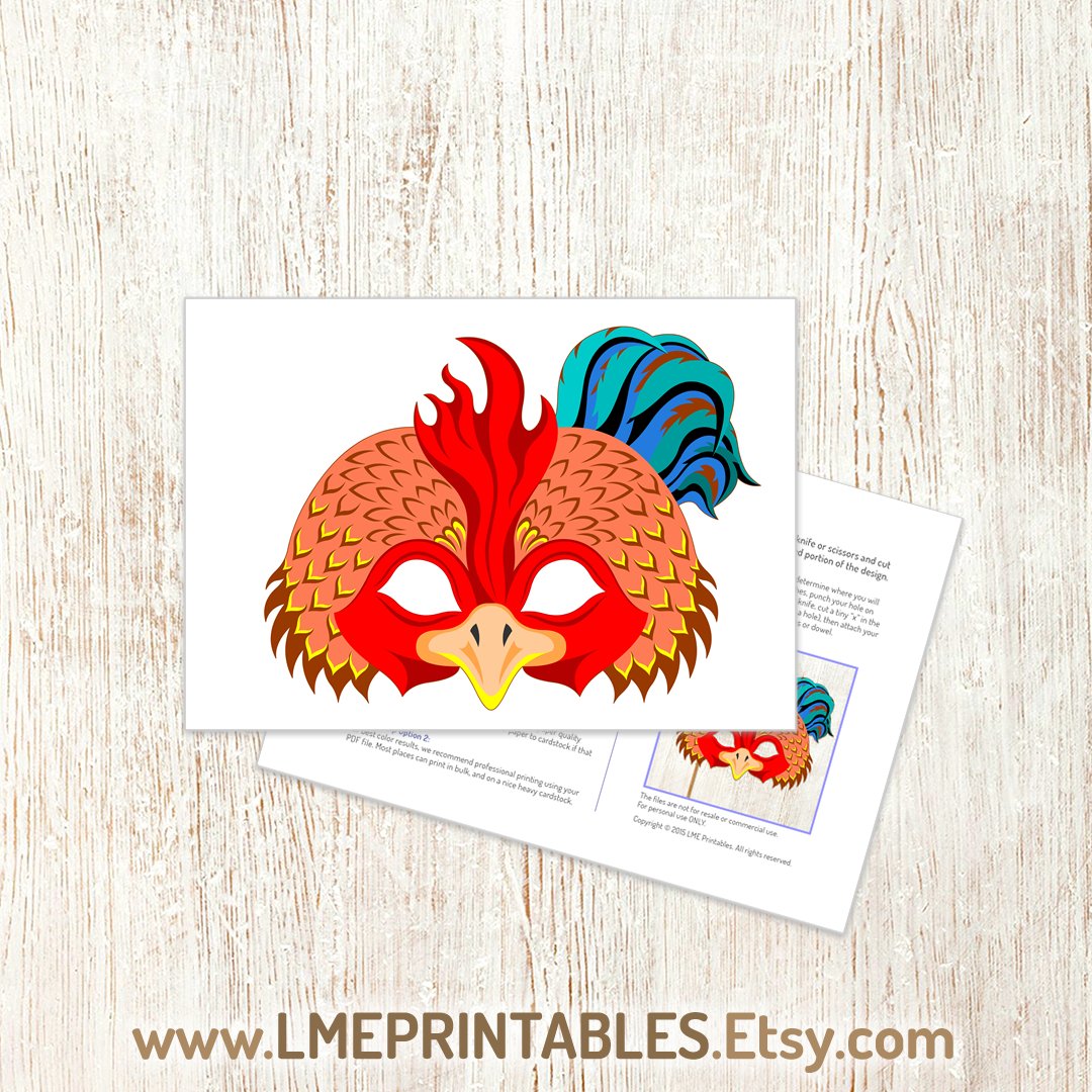 lmeprintables's tweet image. Rooster Mask Printable Halloween Costume Chicken Farm Animal Easter Kid Adult Party Easter Bird Paper Thanksgiving Masks Turkey Hen Birthday etsy.me/40TwbVN via @Etsy #roostermask #roostercostume #chickenmask #thanksgiving #turkeymask #thanksgivingforkids #turkeycostume