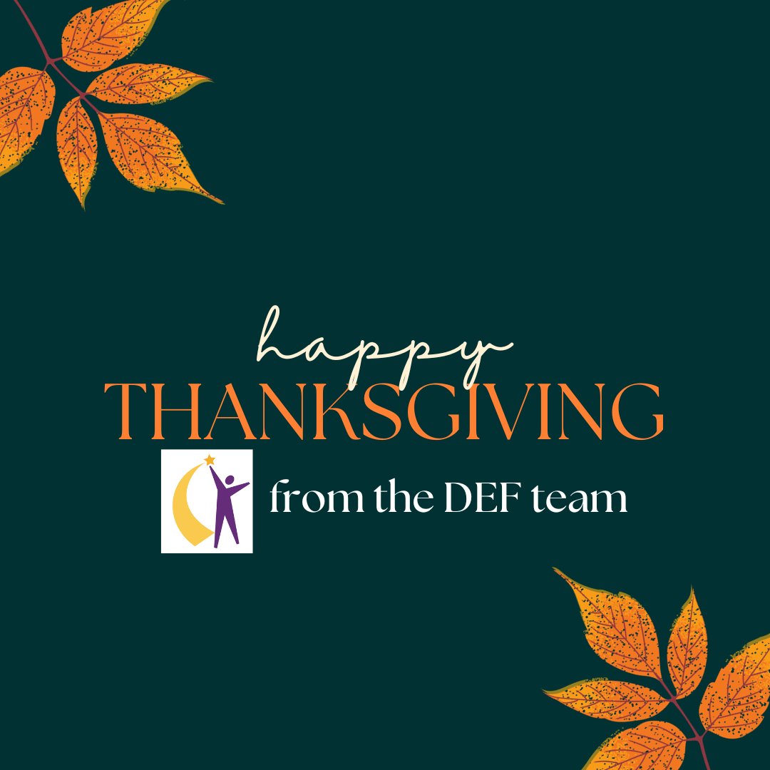 Everyone at DEF wishes you abundant blessings this Thanksgiving. We are grateful for you, our community of supporters who are helping us make a difference for Decatur's kids! #gratitude #happythanksgiving
