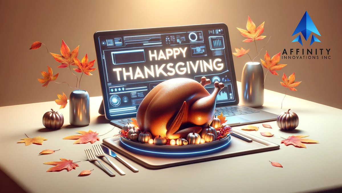 #HappyThanksgiving from all of us here at #Affinity.