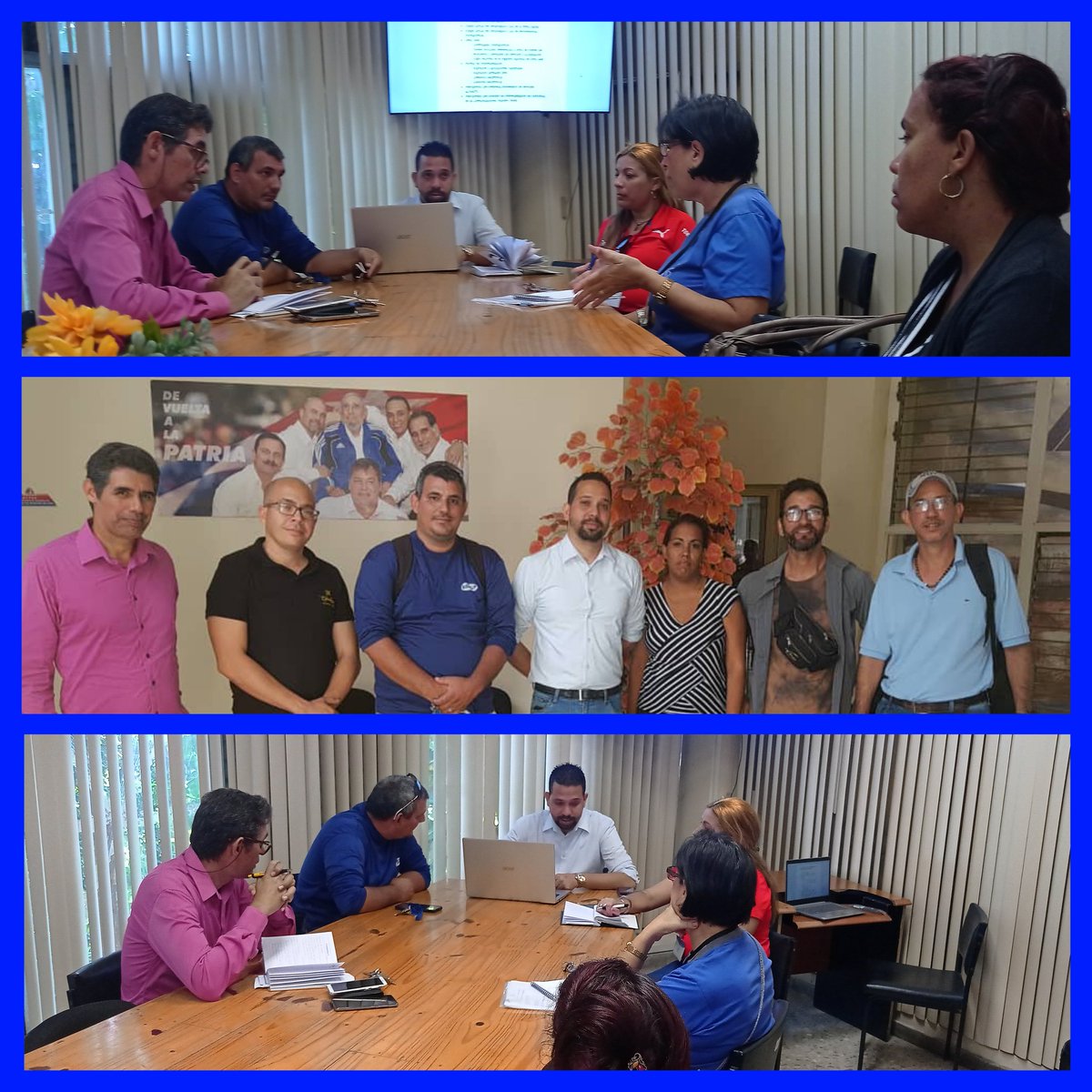 minalcuba's tweet image. Intercambian los informáticos de la estructura del @minalcuba🇨🇺, en el marco de la jornada de Ciberseguridad.
Temas abordados:
📌 Firma digital y Gobierno Electrónico.
📌Política de Informatización.
#CiberseguridadParaTodos
#MinalXCuba🇨🇺👇