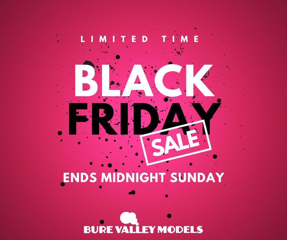 Don't miss out on this opportunity to purchase some model railway items at very special prices. All profits go towards supporting the Bure Valley Railway, so take advantage of this unique chance to both save money and support a heritage railway. burevalleymodels.com/c/5/Black-Frid…