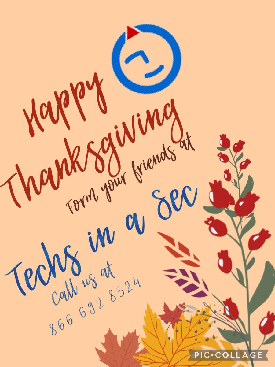 TechsInaSec's tweet image. Happy Thanksgiving!!!
