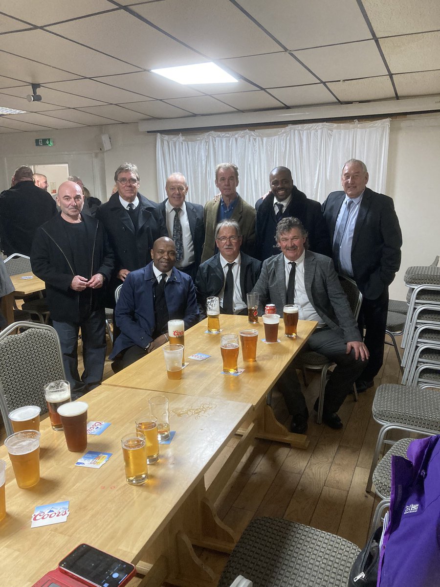 Good to see the lads to today but at such a sad time