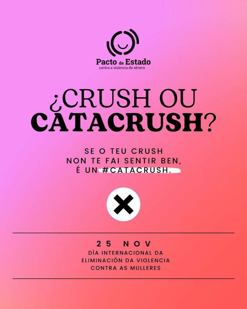 DelegGobGAL's tweet photo. ➡️ Hai consentimento cando esta se manifesta libremente mediante actos que, en atención ás circunstancias do caso, expresen claramente a vontade da persoa.
Non é #crush, é #catacrush
#25N https://t.co/0KFWkAXvXA