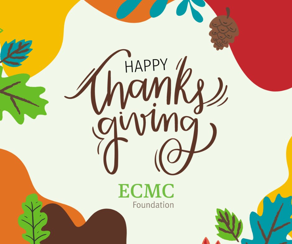 Our ECMC Foundation family would like to wish everyone a happy and healthy Thanksgiving. We are grateful for the dedication and skill of our grantees, investees and partners who are working to transform the postsecondary ecosystem so all learners can succeed and thrive.