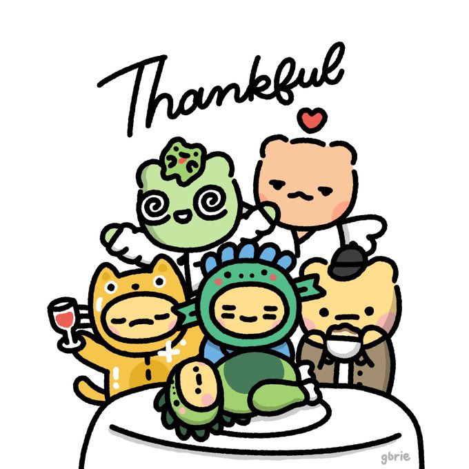 Happy Thanksgiving 🦃 

Here’s a throwback to last year and a piece one of our amazing and incredibly talented community members created with some recognisable pals 🌱

Thankful for you <a href="/itsgbrie/">gbrie</a> 💛