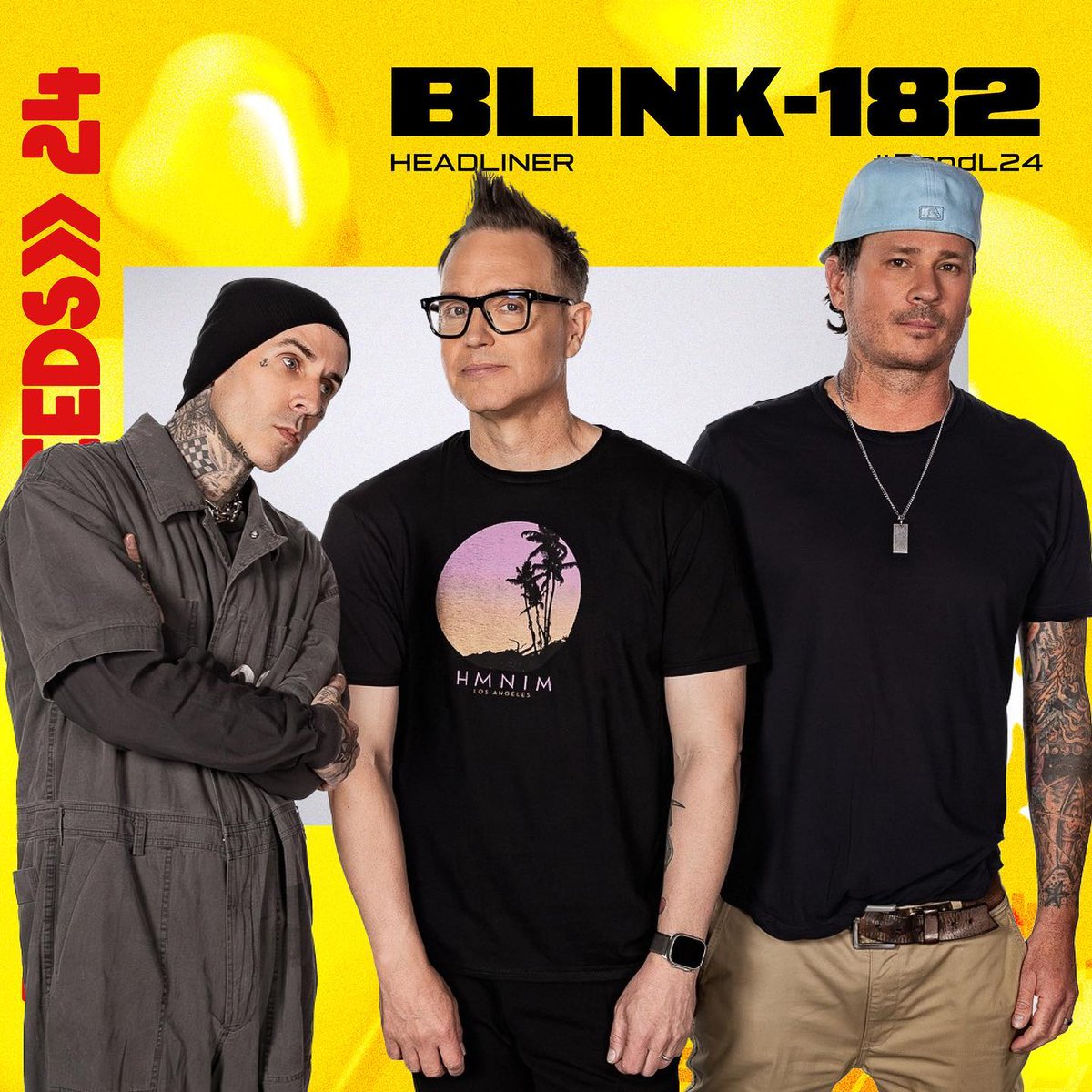 📢 blink-182 es uno de los headliners del Reading y Leeds 2024 🇬🇧

#RandL24