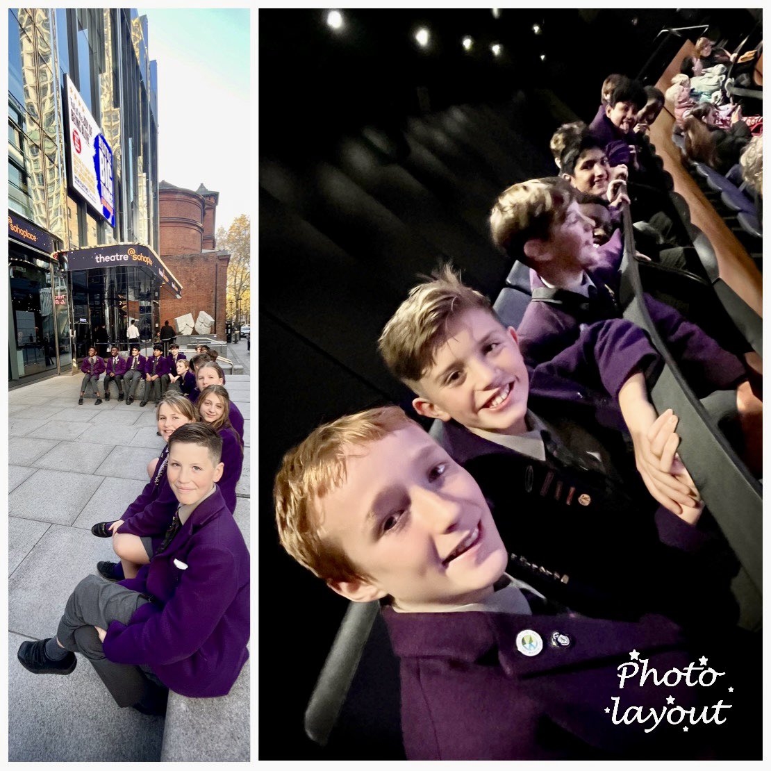 YH_ArtDesign's tweet photo. #yorkhouseY7 were buzzing with excitement today watching the brilliant The Little Big Things @sohoplacelondon having learnt about the inspiring life and artwork of mouth artist @henryfraser0 #positivity #acceptandadapt #resilience #lookatwhatyoucando https://t.co/4P5bg8M1W8