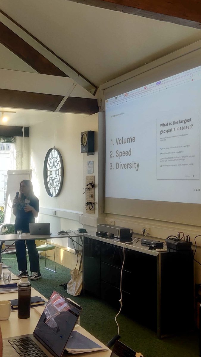 SDSC_Community's tweet image. That's a wrap on our final #SpatialDataScience Bootcamp of the year in London! 🌍👢
Shoutout to our stellar speakers: @adam_dennett (@UCL), @Stuart_Lynn (@turinginst) and our CARTO team, Ana Manzanares, Simon Wrigley, @helenmakesmaps & Argyrios Kyrgiazos 🚀