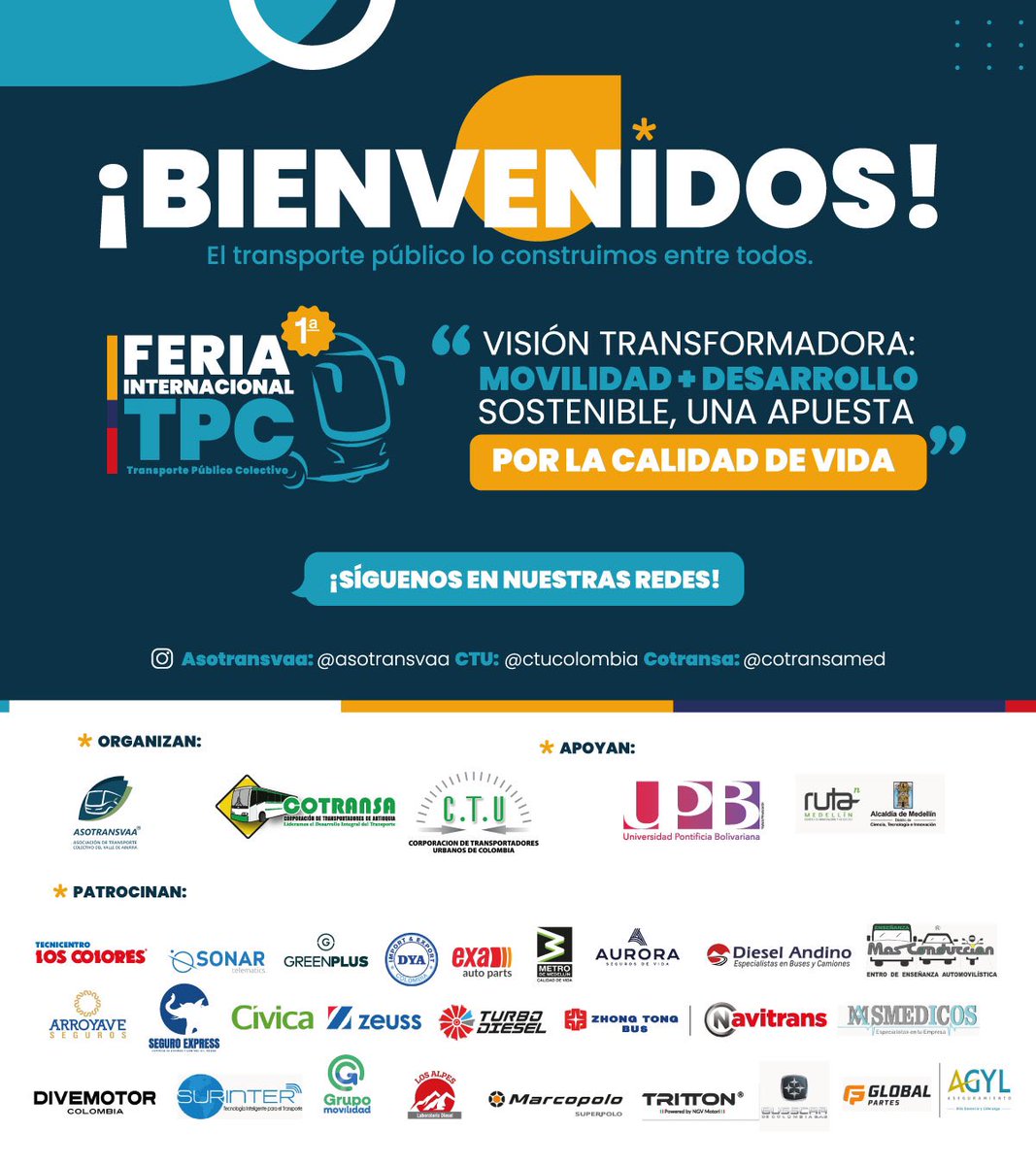 Todos bienvenidos a nuestra feria internacional TPC