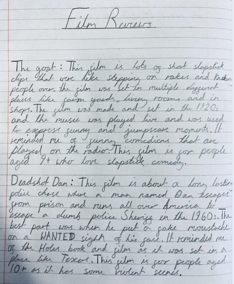 BrixChamber's tweet photo. Peep the real talk from some mini film buffs in these handwritten reviews! 📝
255 local school kids came to our children's screening of our "Silent Slapsticks" concert at @RitzyCinema earlier this month 🎥🌟
#CommunityConcert #ArtsEducation #BrixtonCulture #MusicMatters https://t.co/WJgE7Omgal