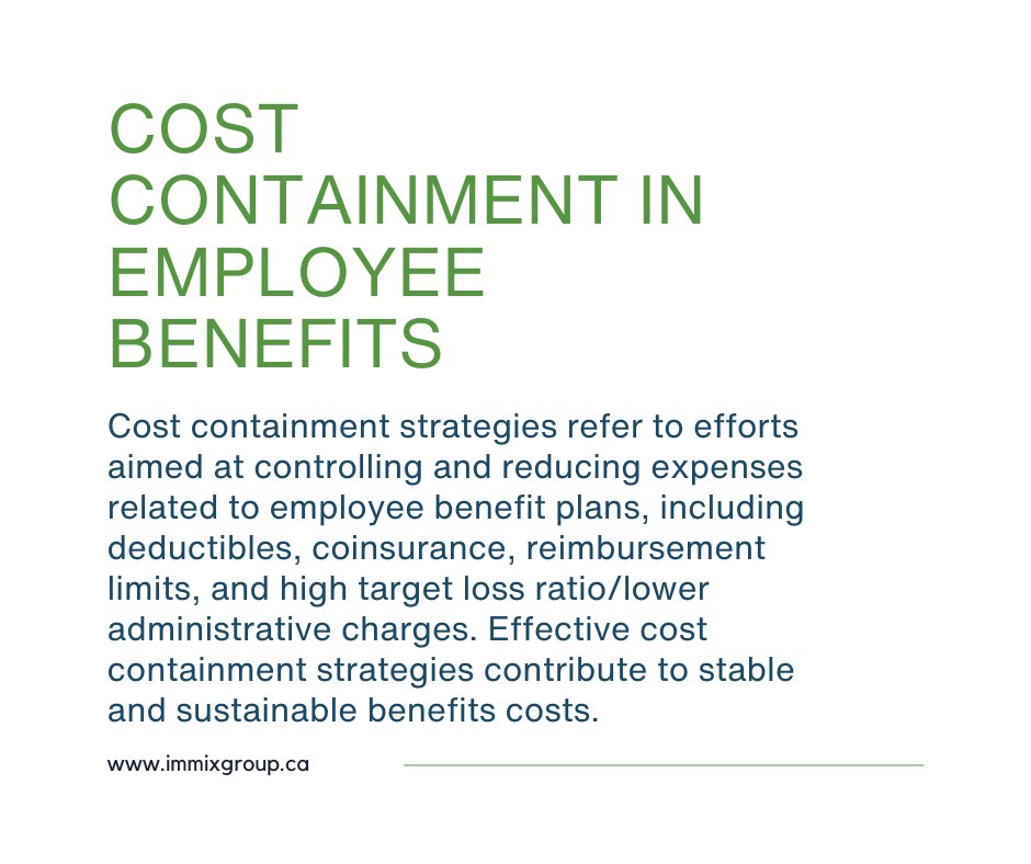 You may often hear the term 'cost containment' in employee benefits, but what exactly does it mean? 

#immixgroup #employeebenefits #costcontainment