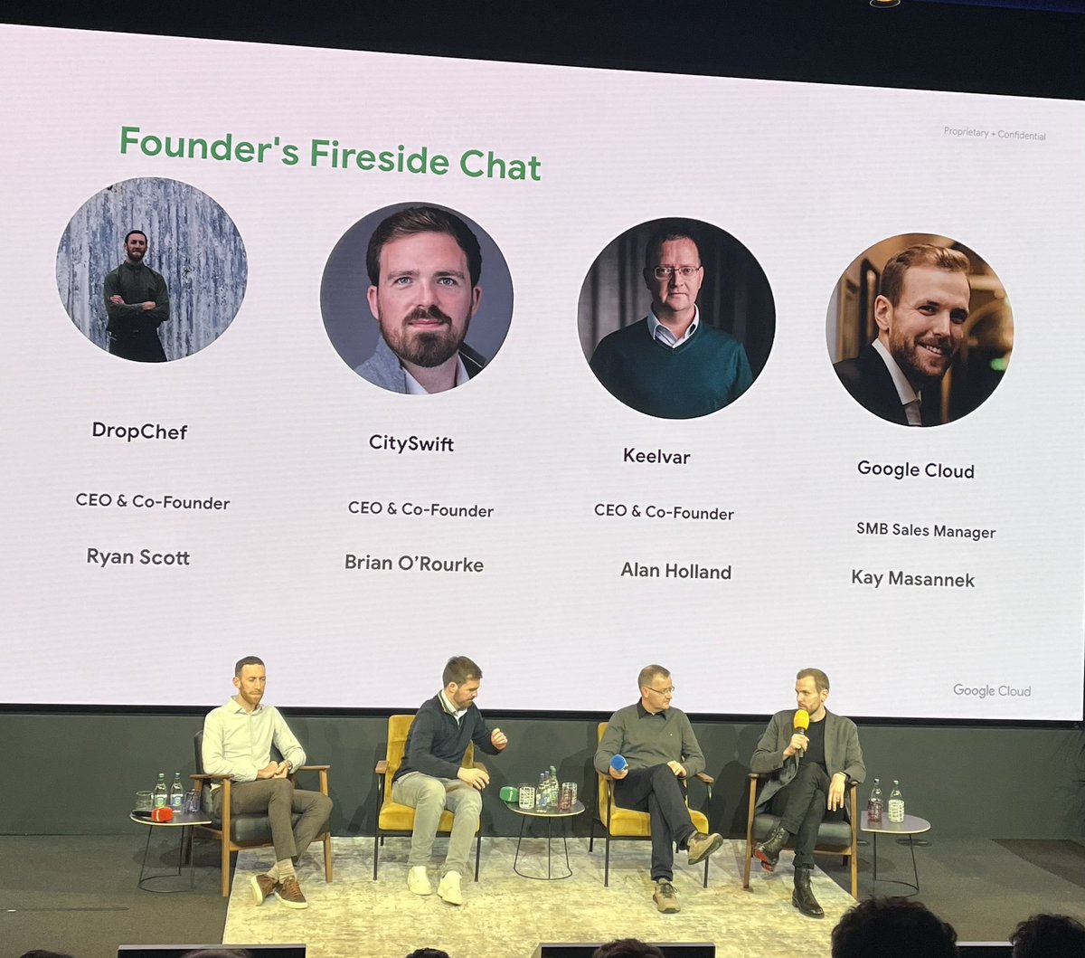 Very disappointing to see no female founders at #thefoundersstoryGCP at Google HQ Dublin @googlecloud today.
You need to  do better 🙄🙄🙄🙄Excluding women  infects & affects the whole ecosystem @AdaireFoxMartin @TechFoundHer @AwakenHub @WomenOn_IT @wibni @TalentHubNews