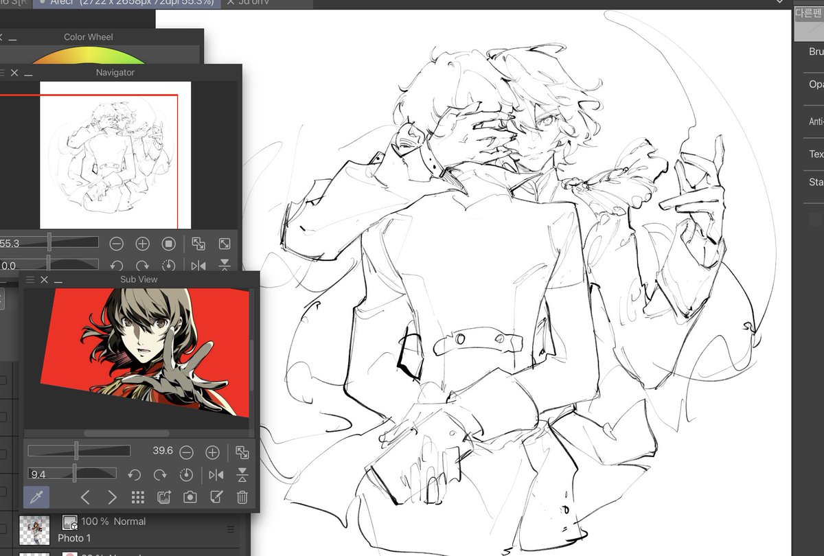 「P5R sketch 」Shinnie 🌙の漫画