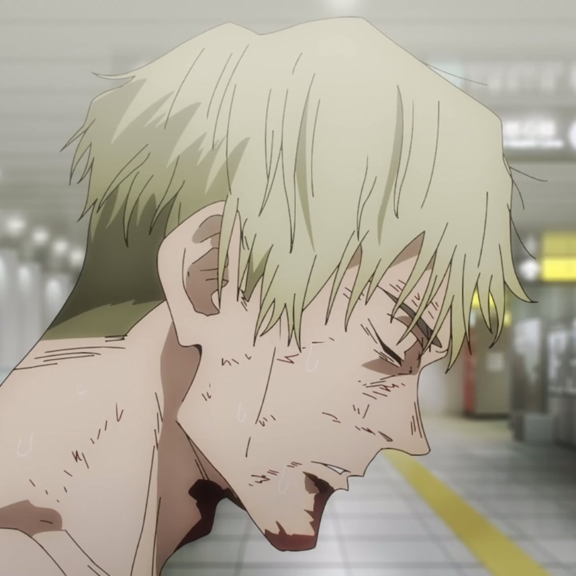 hourly_nanami's tweet photo. he is so tired https://t.co/iiFYCi8kkj