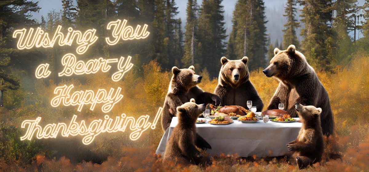 Happy thanksgiving from our family to yours. 🦃