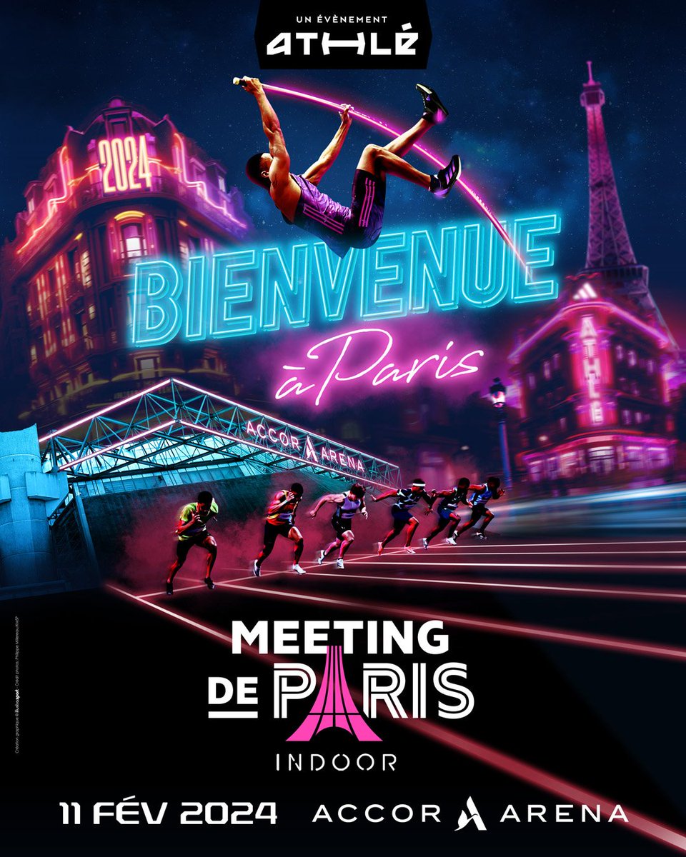 👋 𝗕𝗜𝗘𝗡𝗩𝗘𝗡𝗨𝗘 à Paris ! 🪗 💥 Le 𝗠𝗲𝗲𝘁𝗶𝗻𝗴 𝗱𝗲 𝗣𝗮𝗿𝗶𝘀 𝗜𝗻𝗱𝗼𝗼𝗿 va enflammer l'@Accor_Arena le dimanche 11 février 2024 ! Vous y serez ? 🛒 #BlackFriday : -30% sur vos billets en catégorie 2 ! 🎟 billetterie.athle.fr/fr/meetingdepa… #MeetingParis