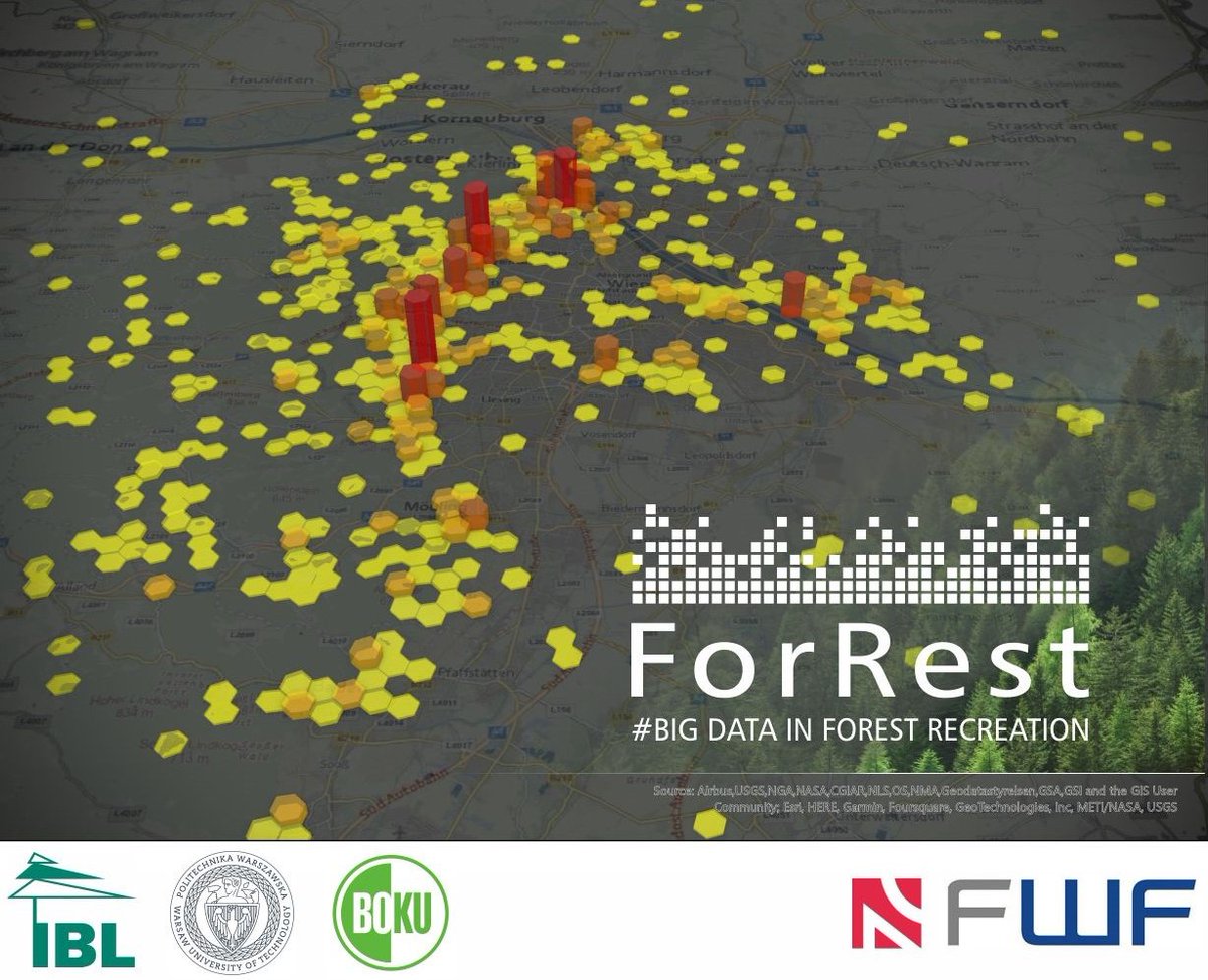 ForRest - Big Data in Forest Recreation (@forrest_bigdata) on Twitter photo #30DayMapChallenge Day 23 - 3D
A very first overview of our newly collected #PPGIS data on #forest #recreation in #Vienna metropolitan area 🚴♂️🍃🌲🌲
🌍map by <a href="/ForRest_bigdata/">ForRest - Big Data in Forest Recreation</a> team🙂 #30DayMapChallenge Day 23 - 3D
A very first overview of our newly collected #PPGIS data on #forest #recreation in #Vienna metropolitan area 🚴♂️🍃🌲🌲
🌍map by <a href="/ForRest_bigdata/">ForRest - Big Data in Forest Recreation</a> team🙂