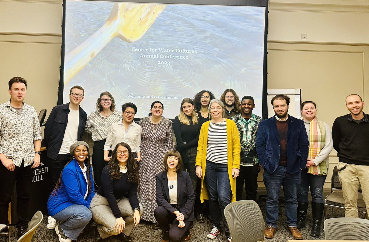 BrionyMcDonagh's tweet photo. And the annual Centre for Water Cultures conference is job done!! Congrats to all our PGRs for fascinating papers, lightning talks and hands on sessions - and huge thanks to our keynote speaker, Dr @jfpackham of @unibirmingham for a great lecture on the coastal gothic https://t.co/89f9Sr5yE3