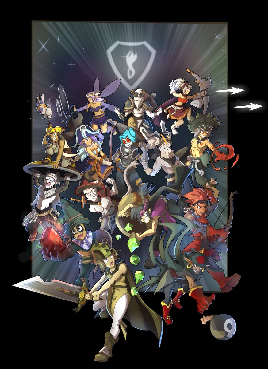 PoquitoPakito's tweet photo. je tiens à remercier @CaroOneStar pour ce magnifique dessin de notre guilde I N F I N I T Y , @DofusYohan soit fier 
#DOFUS https://t.co/Hh49Pl3Sue