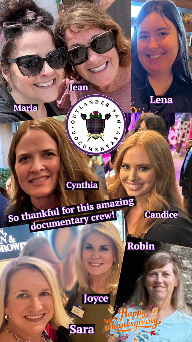 OutlanderFanDoc's tweet image. So thankful for this amazing documentary crew. #HappyThanksgiving #ThankfulEveryday #outlanderfandocumentary