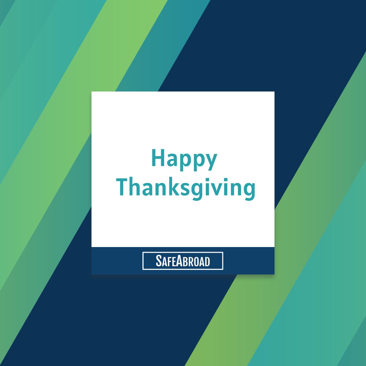 SafeAbroad's tweet photo. 🍁 Happy Thanksgiving from SafeAbroad! 🍁

As we gather to celebrate this season of gratitude, we at SafeAbroad want to extend our heartfelt thanks to all the study abroad directors, educators, and students who make this community so vibrant and enriching. https://t.co/QfpW1mBfBk