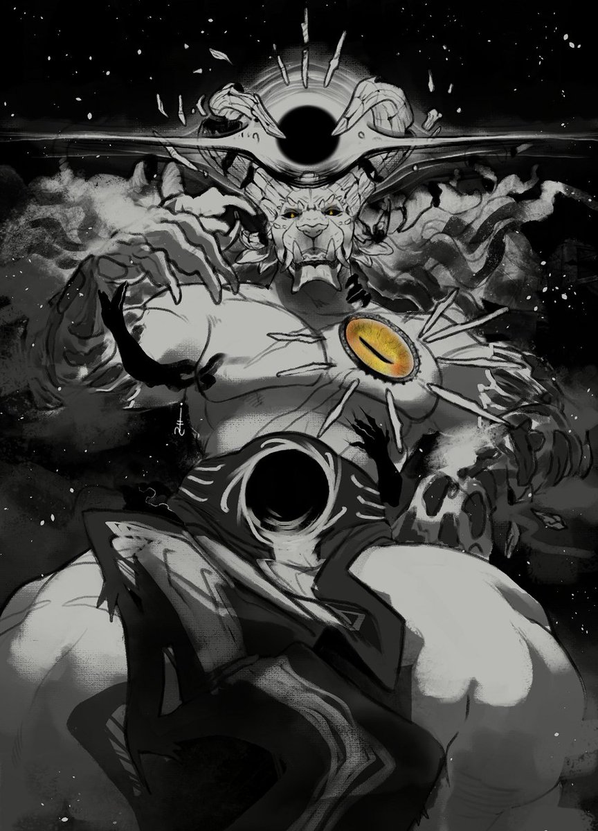SIGfigures's tweet photo. In the vast expanse of the cosmos, where stars twinkle like distant diamonds scattered across a velvet cloth, alone he drifts, a solitary speck amidst the celestial tapestry.

🎨 by eccstasy on FA https://t.co/86YJI6fQ7J