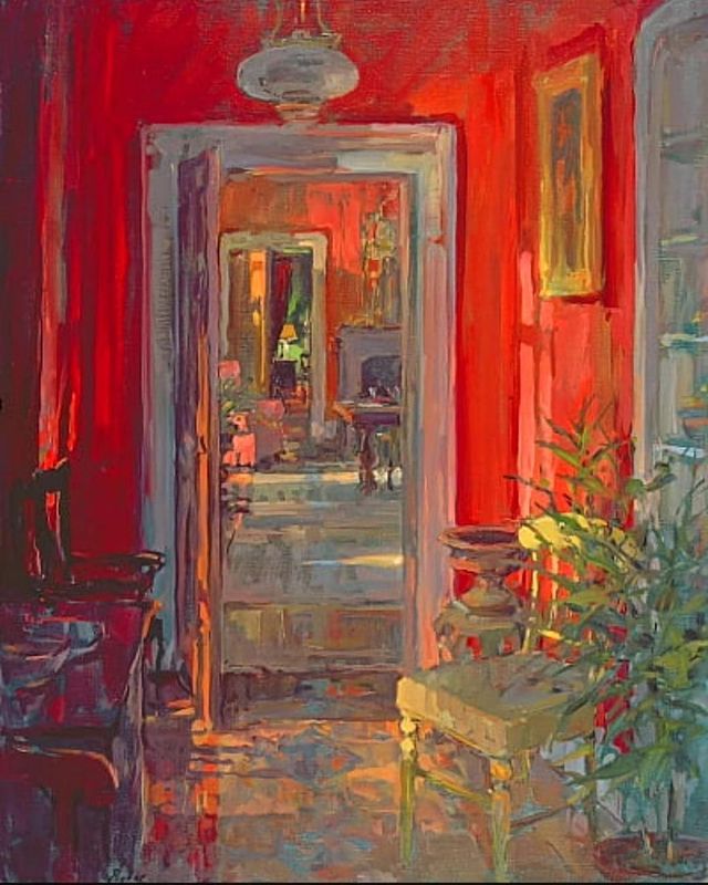 MenschOhneMusil's tweet photo. Susan Ryder (b. 1944), Afternoon Sunlight, 2016. https://t.co/RM9L7WWt4e