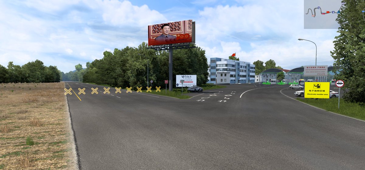 TMapsOfficial's tweet photo. Road to Asia - WIP 
Quanhe Border Crossing into DPRK 
Discord https://t.co/PvfD7ZsoG8
Instagram https://t.co/gi53GINE0q
Youtube https://t.co/0iCotZcZQK
TerraMapsSite https://t.co/qsgFNkz3Y6 
#wip #terramaps #rta #ETS2 #caribbean #ats #roadtoafrica #ets2 #roadtoasia #pacific https://t.co/G7qP4IrNyZ