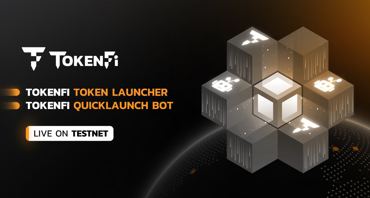 tokenfi's tweet image. TOKENFI TOKEN LAUNCHER AND TOKENFI QUICKLAUNCH BOT ARE LIVE ON TESTNET

You can now officially create tokens in just a few clicks and without touching a line of code with TokenFi Token Launcher and TokenFi QuickLaunch Bot on the Ethereum Goerli chain! 🔥

#TokenFi Token Launcher…
