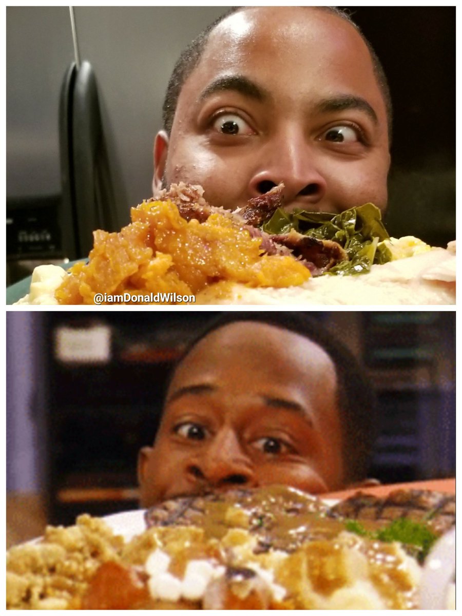 IamDonaldWilson's tweet photo. Woo woo-woo woo woo!! (Martin voice) 😂😂😂😂 Happy Thanksgiving Everyone!! // https://t.co/zlktyhxKEX // #family #food #thankful #blessed #grateful #Godisgood #thanksgiving #friends #home #readytolove #RTLMakeAMove #younameit #Martin #sitcom #funny #comedy https://t.co/0mX09R2zhh