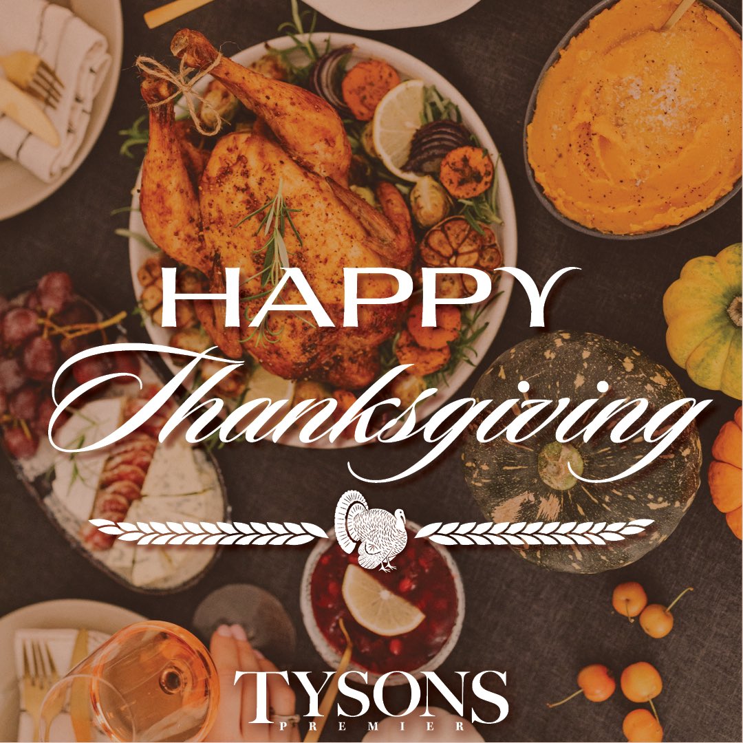 We have a lot to be thankful for this year! Most of all you! Thank you for your continued support.
 
Happy Thanksgiving from the Tysons Premier family to yours!
 
#vivarestonlifestylemagazine #tysonspremier #happythanksgiving #thanksgiving