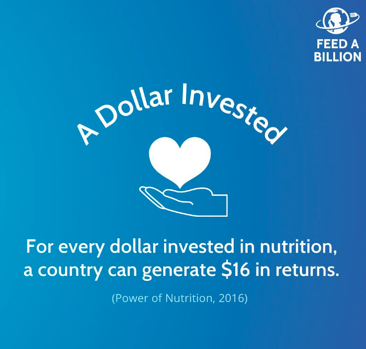 feedingabillion's tweet photo. Did you know that for every $1 invested in #Nutrition, a country can generate $16 in returns? 🍽

We're so grateful to have you on our team!

#EmbraceEquity #FeedABillion #foodsecurity #girlseducation #nonprofit #PowerOfAWellFedGirl #giveback #donate #empowerment #humanrights https://t.co/zuKmdSwIsR