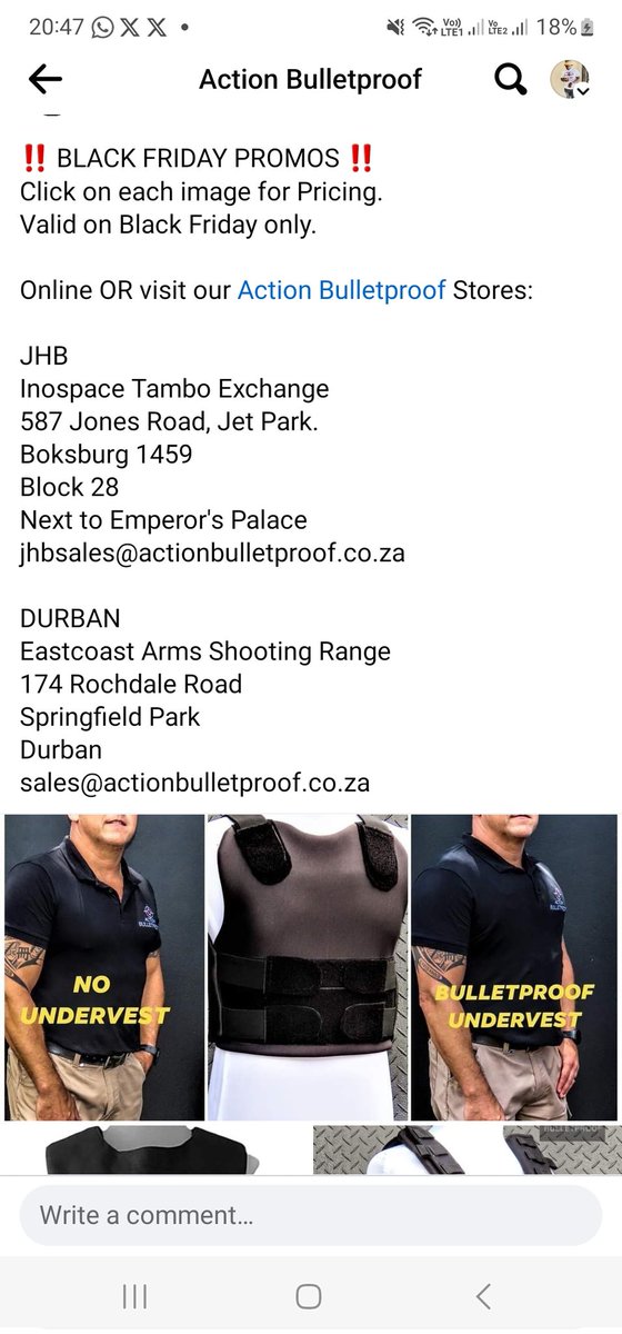The best undercover bulletproof vests are sold by these guys. When you're wearing them people will always ask why you're not wearing a vest