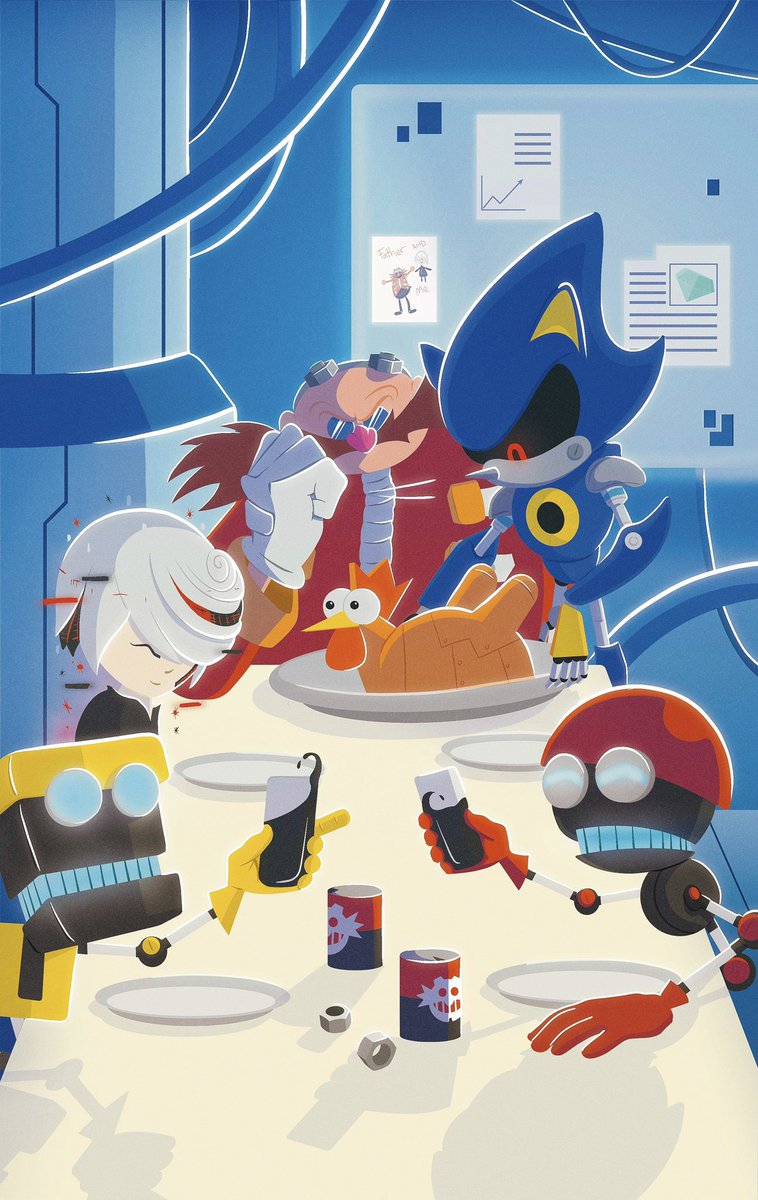 Happy Thanksgiving to all those who celebrate! (Art by yours truly) 

#SonicTheHedgehog #Sonic #Eggman #HappyThanksgiving <a href="/sonic_hedgehog/">Sonic the Hedgehog</a>