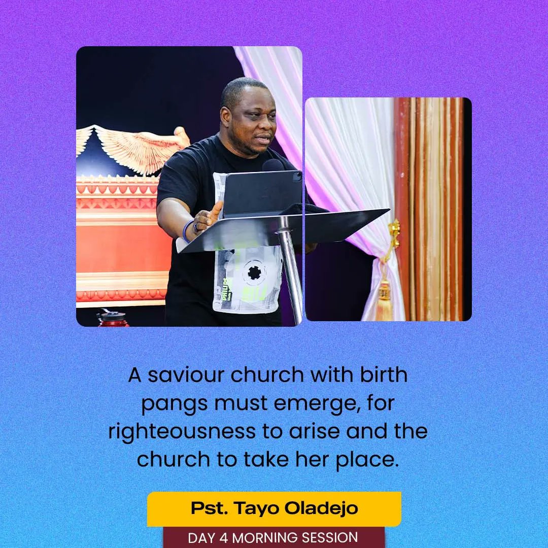 dcitygatechurch's tweet photo. MINISTRATION EXCERPTS

- Pst Tayo Ladejo

#Day4MS #IMGC23
#TheMessageandThePromise
#TrueGod #EternalLife https://t.co/y8PZjpoDzF