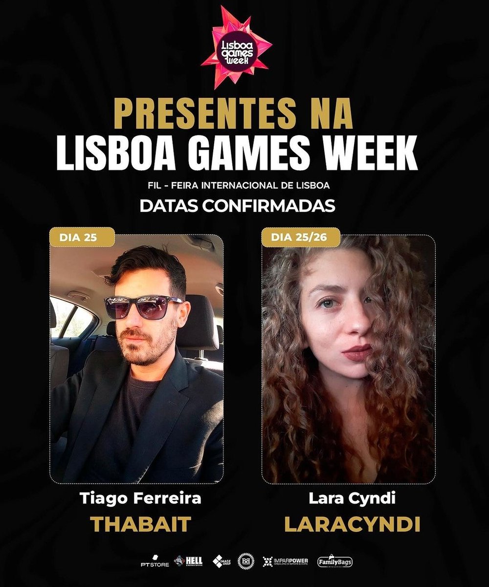 ThaBaitoficial's tweet photo. This Saturday you can find me at Lisboa games week, come say hi 😁
#streamer #meetup #Lisboa #lisboagamesweek #TwitchStreamers #twitchtv #exsad #fun #irl #games #Portugal #events https://t.co/yBhqbuFYit