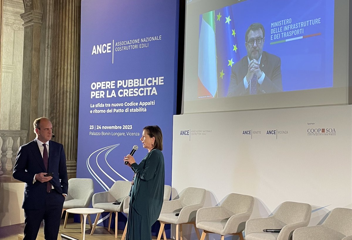 A Opere pubbliche per la crescita il Ministro <a href="/matteosalvinimi/">Matteo Salvini</a> 

@mims_gov