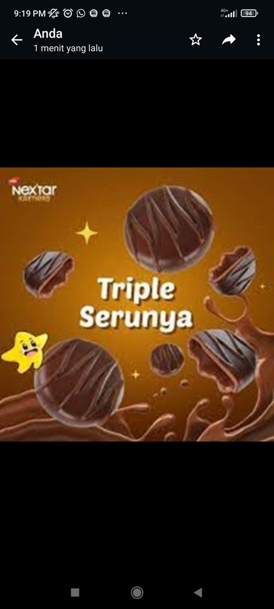 setiaji_bagus's tweet photo. @pneyma_radz Cobain krimero, brownies dengan lapisan coklat, triple enaknya triple serunya https://t.co/y1ks5YkRyb