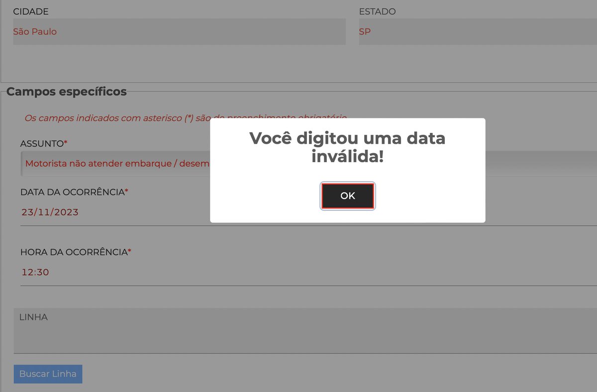 _thaaiis_'s tweet photo. @sptrans Se ao menos desse para resolver pelo site! Estou desde sábado tentando e a data e horário não vão! @sptrans https://t.co/4IdmxOX5hs