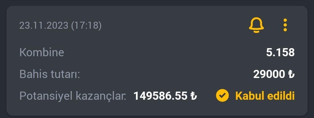 5,15 oranlı sağlam bir kupon hazırladımm! ve bu kuponun ihtimali yüksek. 

sadece beni takip edenlere bu gönderiye like ve reetweet atanlara  özelden mesaj olarak atacağım 👉❤️

29000₺ > 149,586₺ ⌛

bu gönderiyi önemse, burada hayat var!

+1000 like profilde paylaşırım.